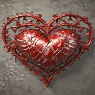 wallpaper 3d heart
