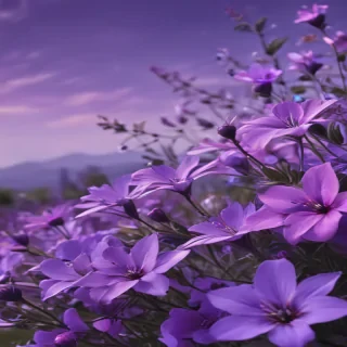 purple flowers background