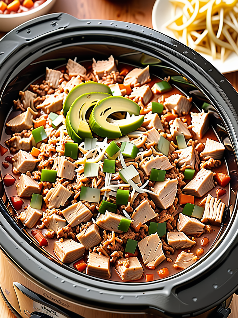 slow cooker recipes ground chicken