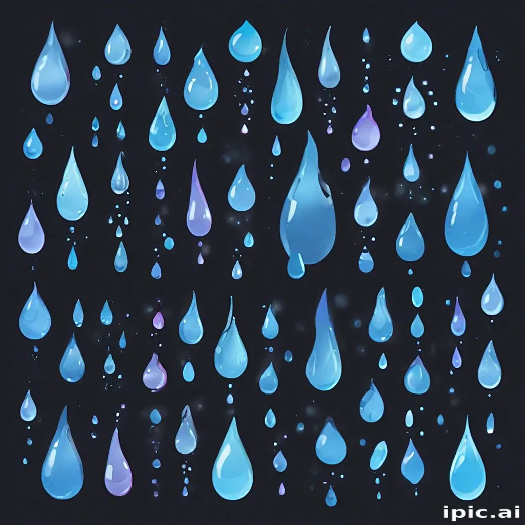 water drops clip art