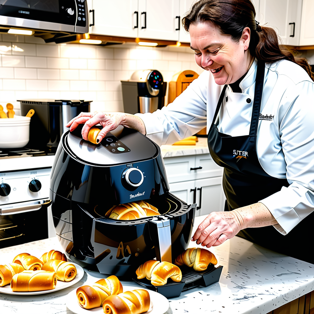 sister schubert rolls in air fryer