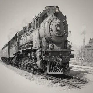 train sketch