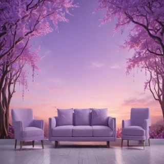 light purple aesthetic wallpaper