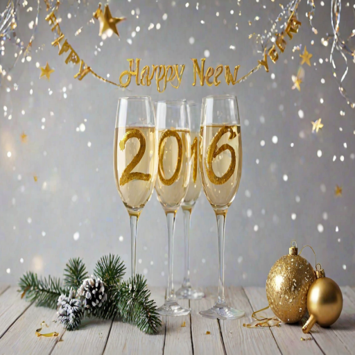 happy new year desktop background