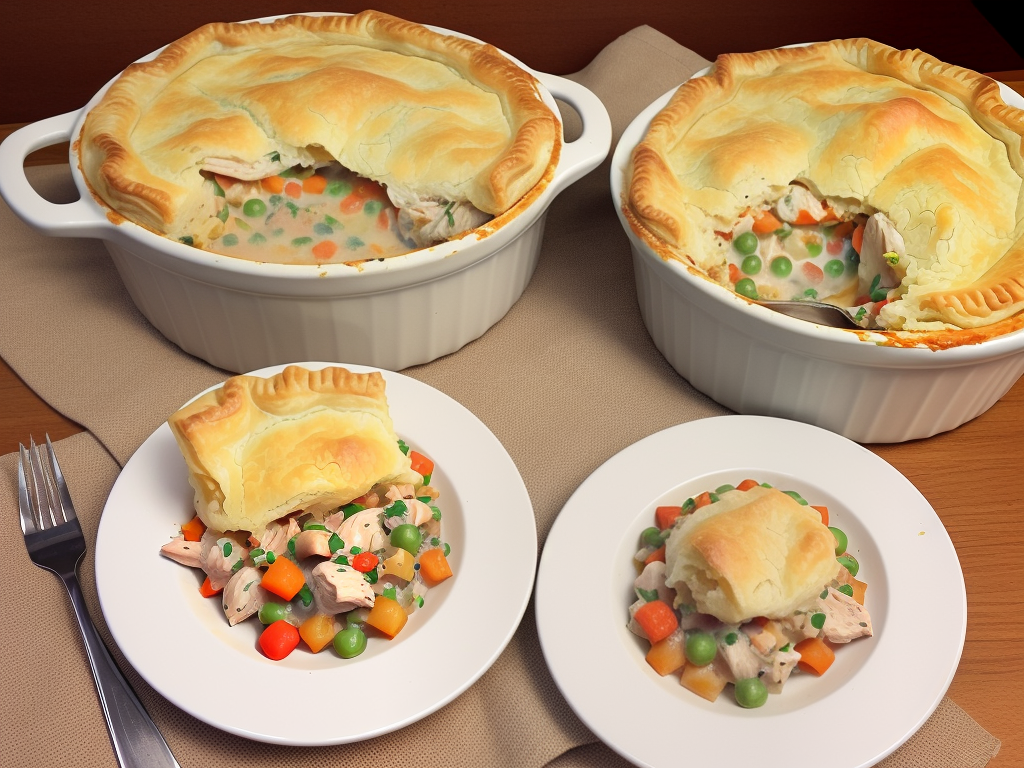 chicken pot pie casserole with red lobster biscuits