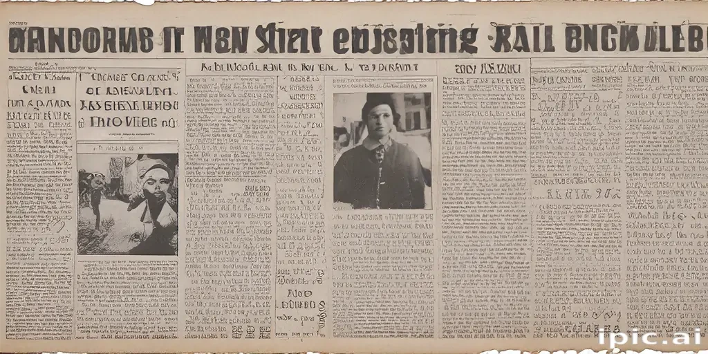 ripped newspaper png
