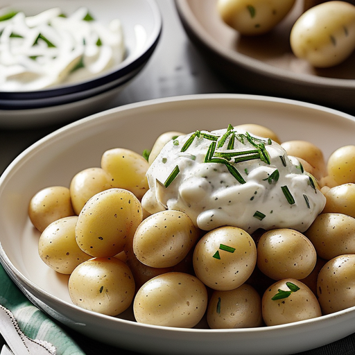 sour cream and chive potatoes