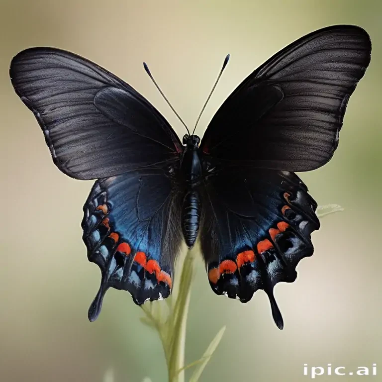 black butterfly