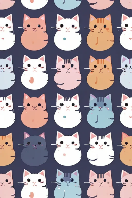 kawaii cats wallpaper