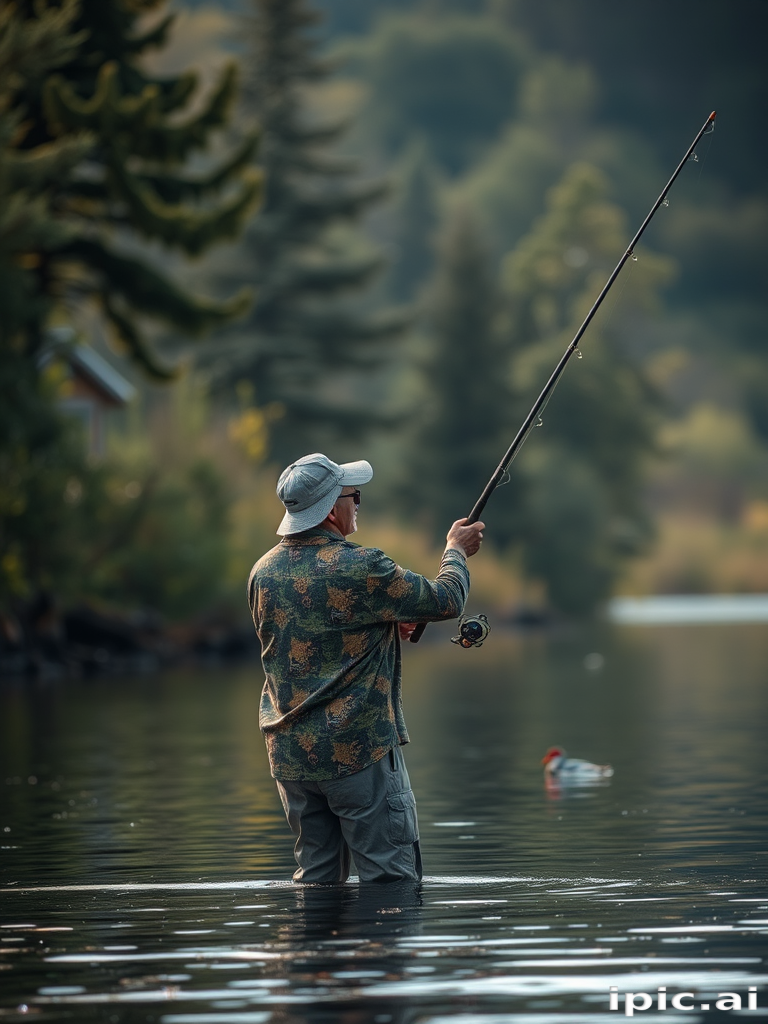 rod in fishing