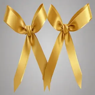gold ribbon png
