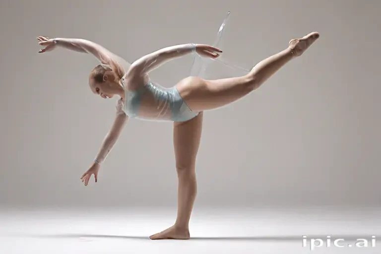 transparent gymnast