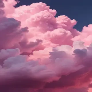 pink cloud background
