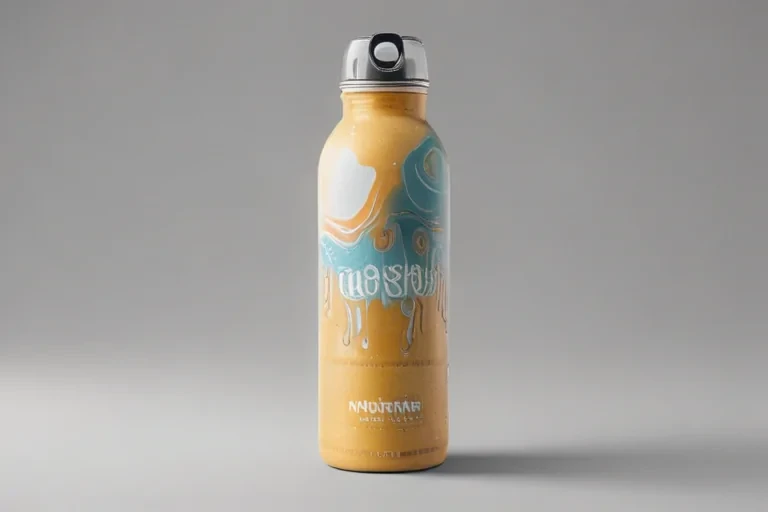 water bottle mockup