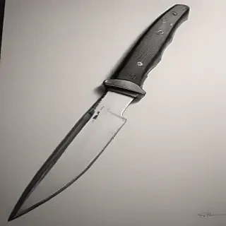 knife drawing