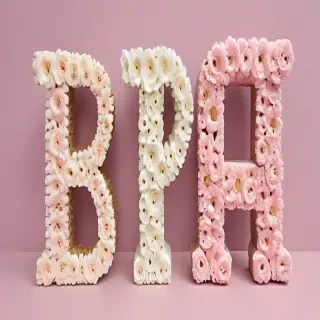 floral letters