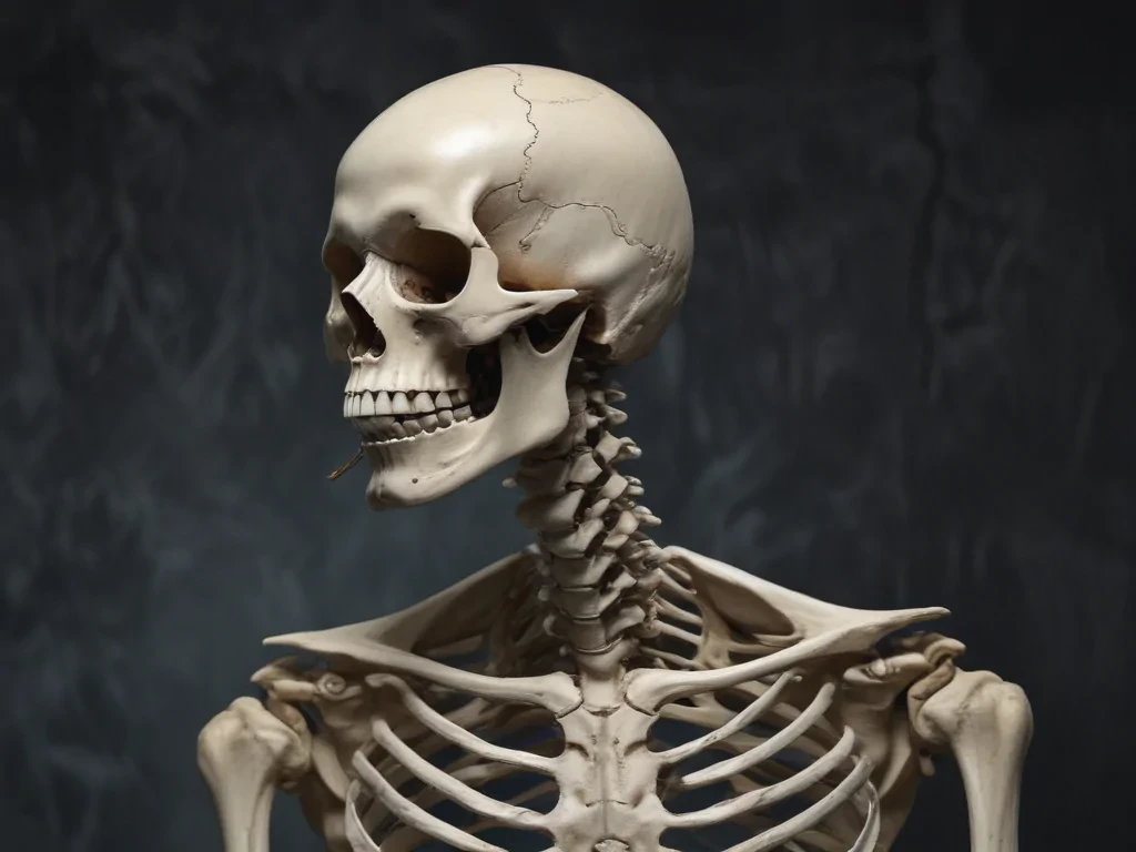 skeleton background