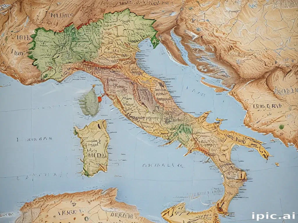 map of italy