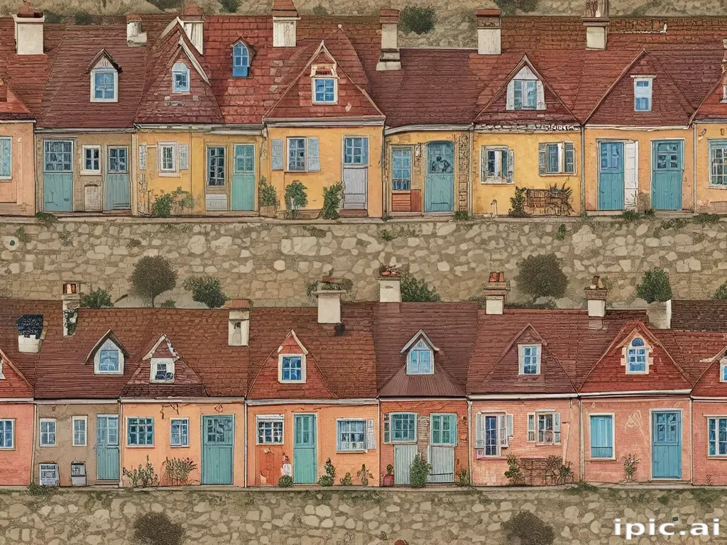background of a house