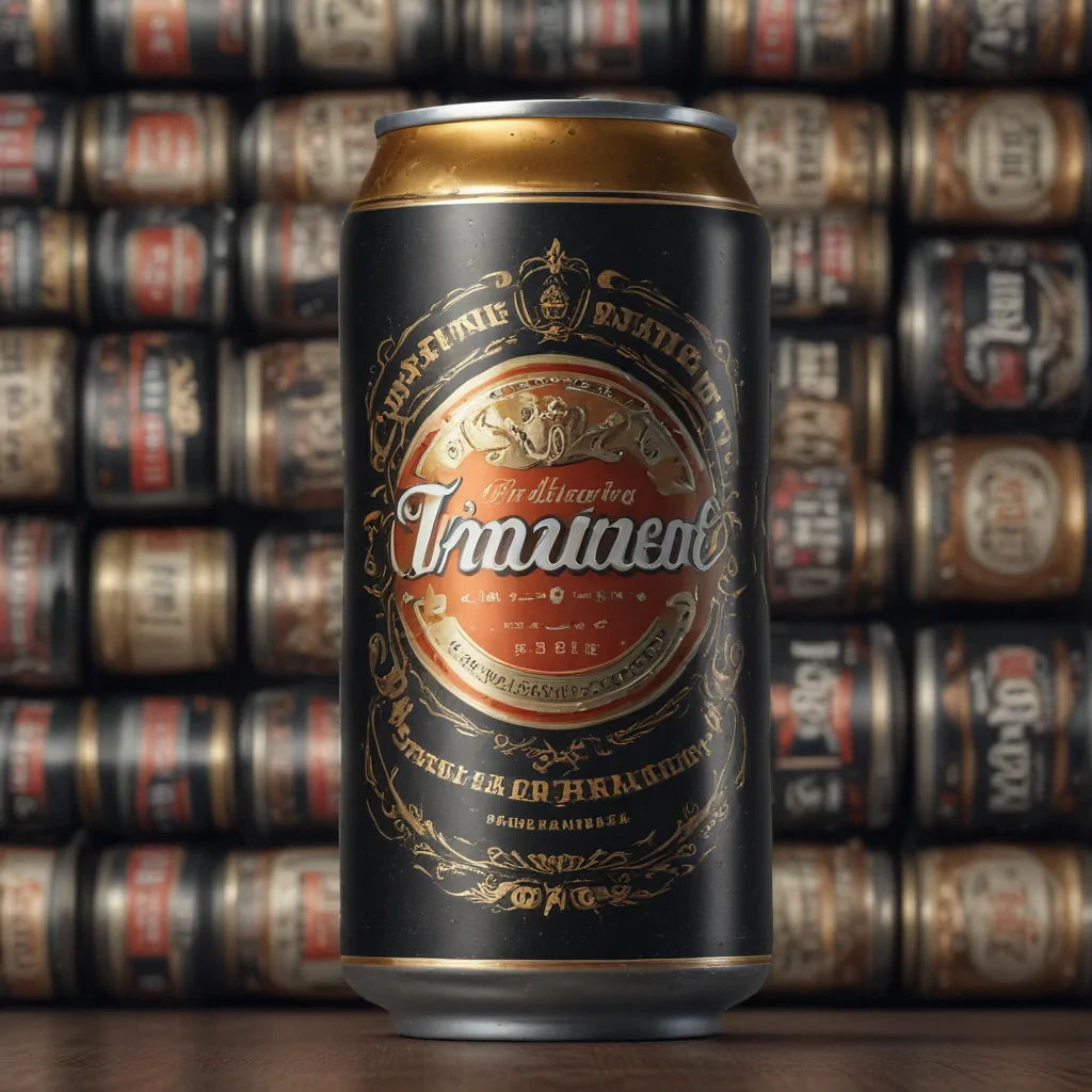 beer can mockup
