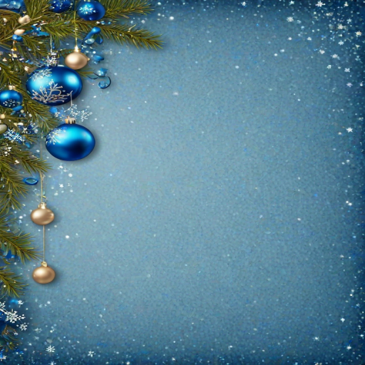 blue christmas bg