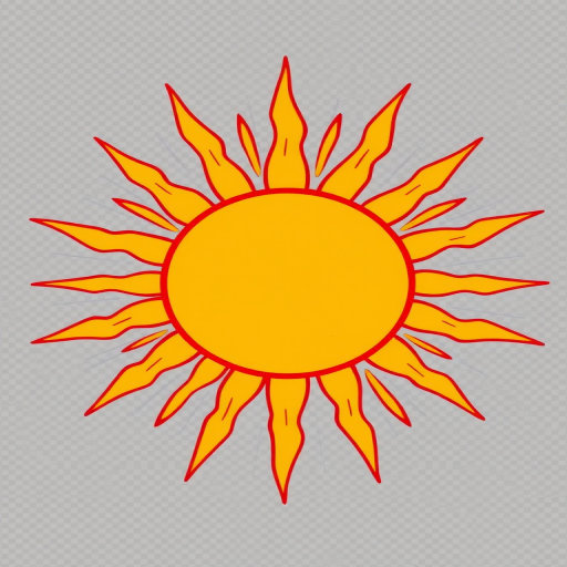 sun clipart transparent background