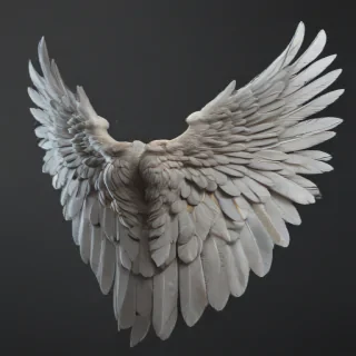 realistic angel wings png