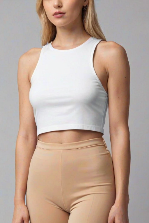 crop top mock up