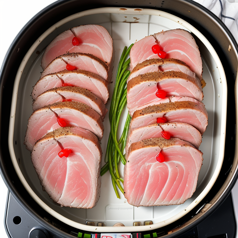 frozen tuna steak in air fryer