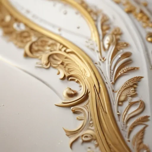 elegant white and gold background