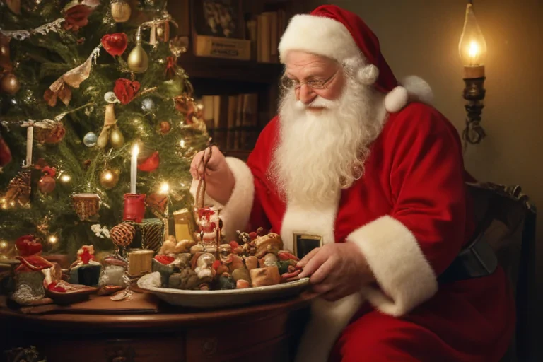 images of vintage santa