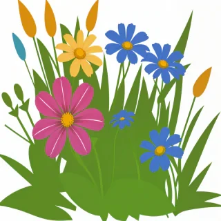 wildflower clipart free