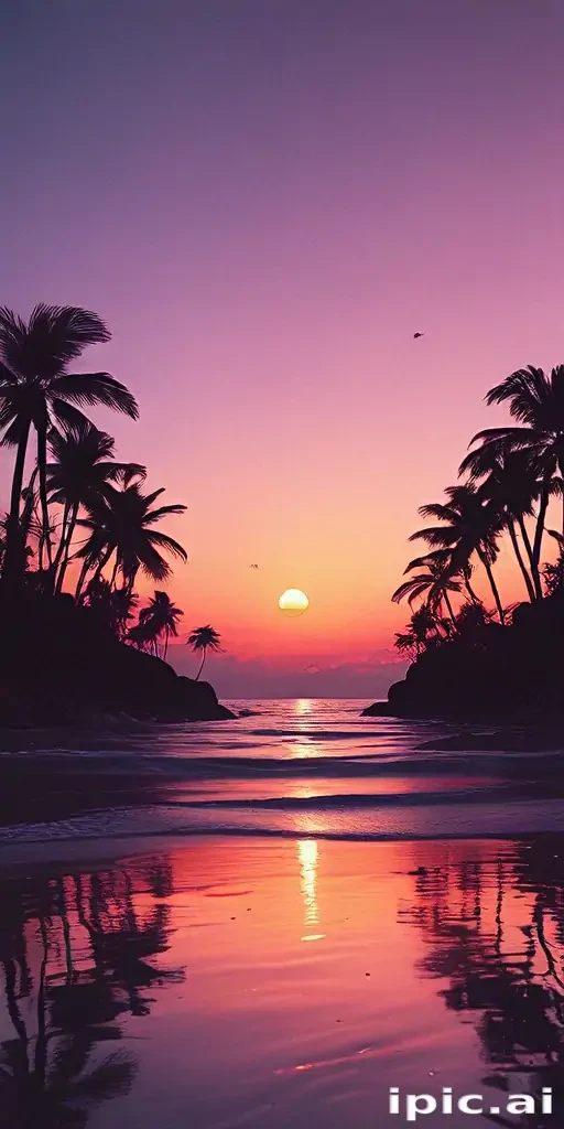 aesthetic wallpaper sunset