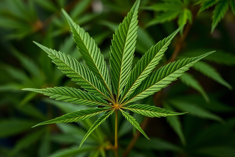 marijuana leaf transparent background