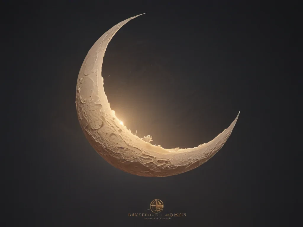 aesthetic crescent moon