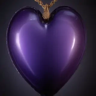 aesthetic purple heart