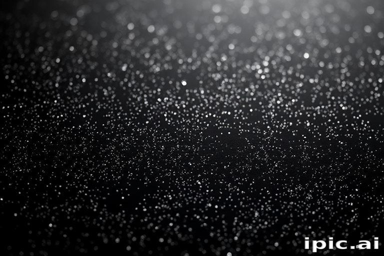 black with glitter