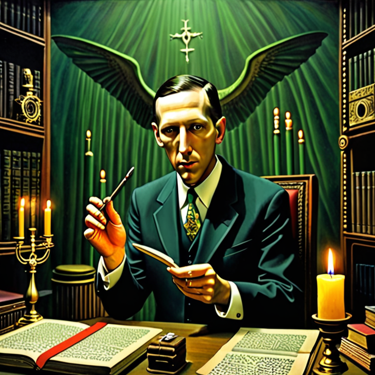 lovecraft rituals surreal art