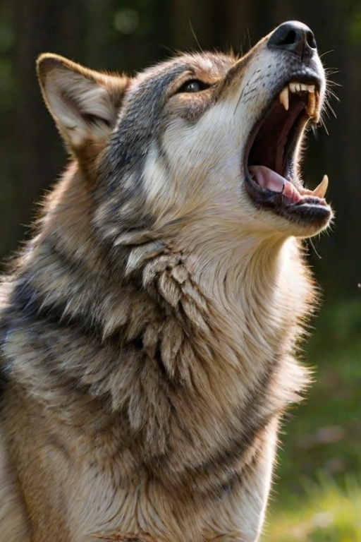 wolf howl png
