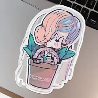transparent aesthetic stickers