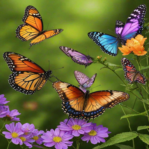 beautiful butterflies wallpaper