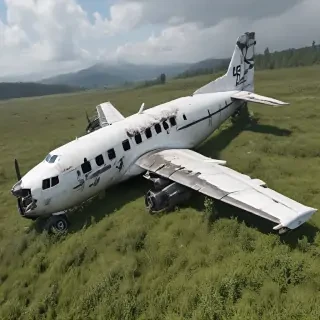 crashed plane png