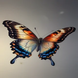 butterfly no background
