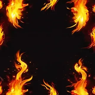 background with fire
