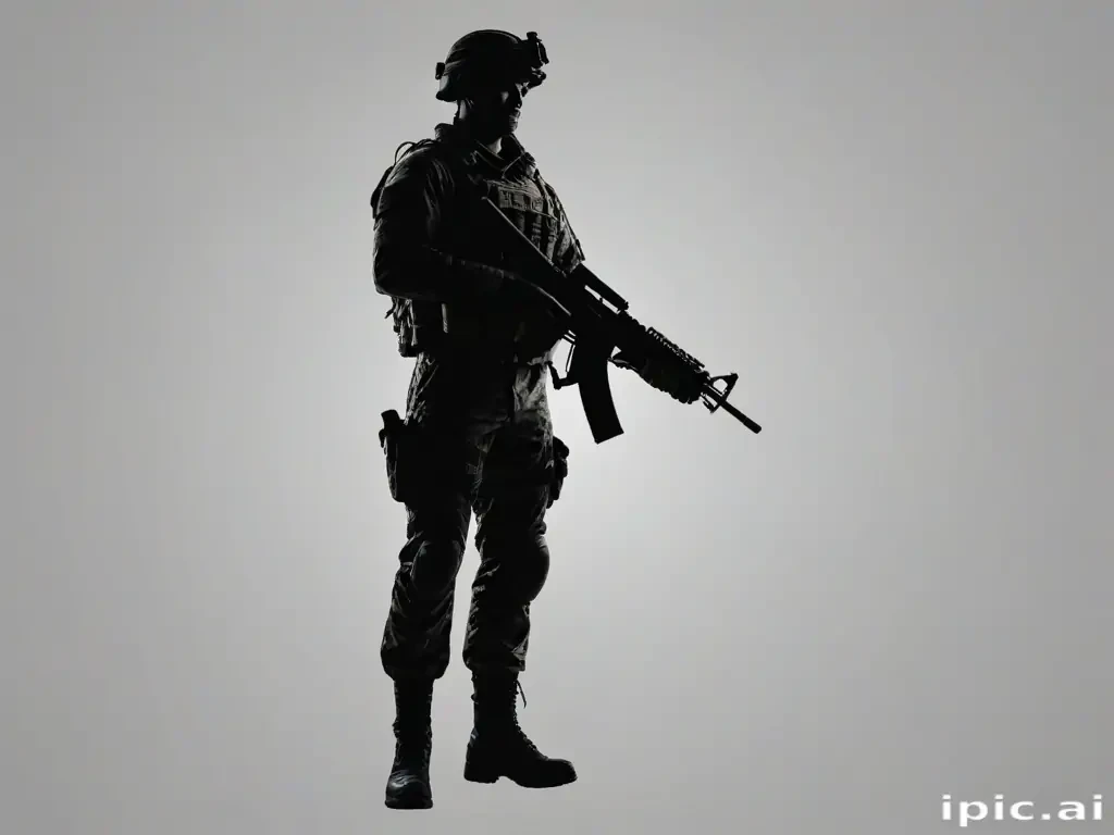 soldier silhouette png