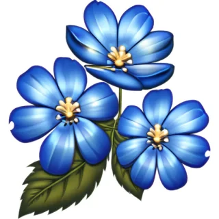 blue flower png