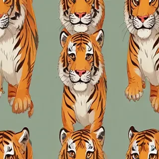 tiger cartoon tiger