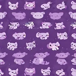 cute purple wallpaper