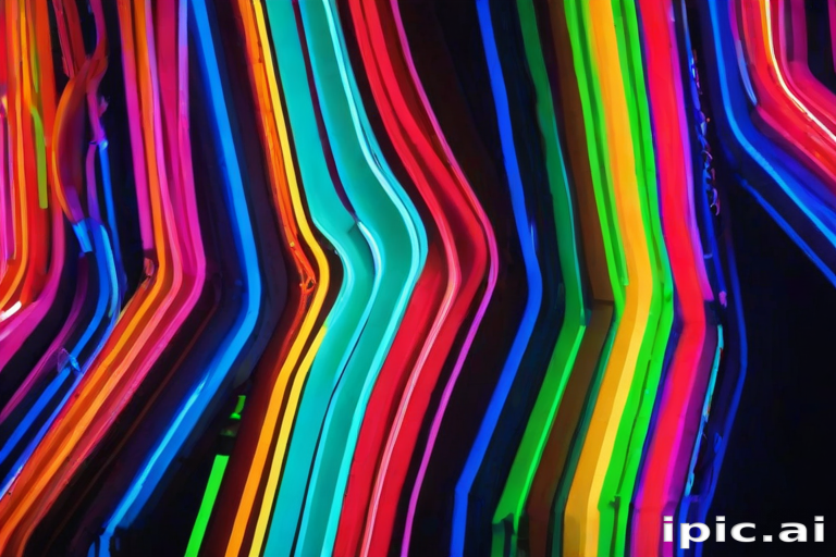 neon colorful background