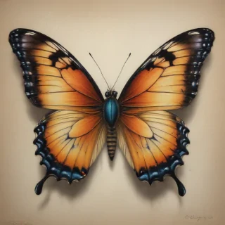 buttefly drawing